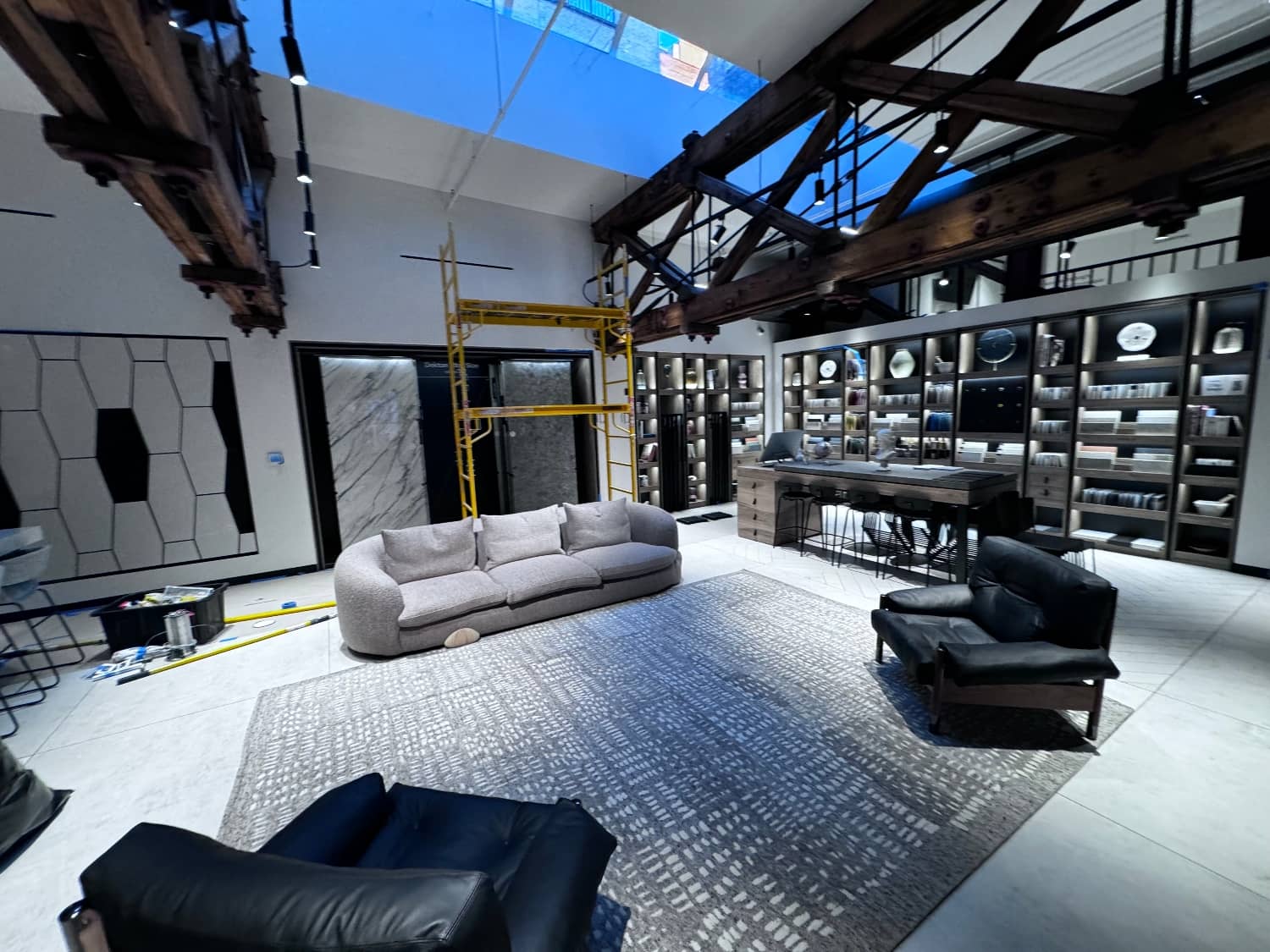 painting interior of commercial room